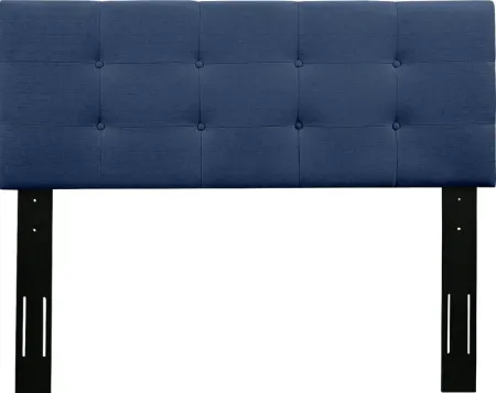 Criswell Blue Twin Upholstered Headboard