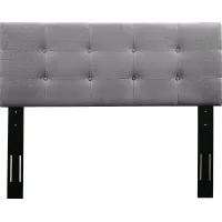 Criswell Gray Twin Upholstered Headboard
