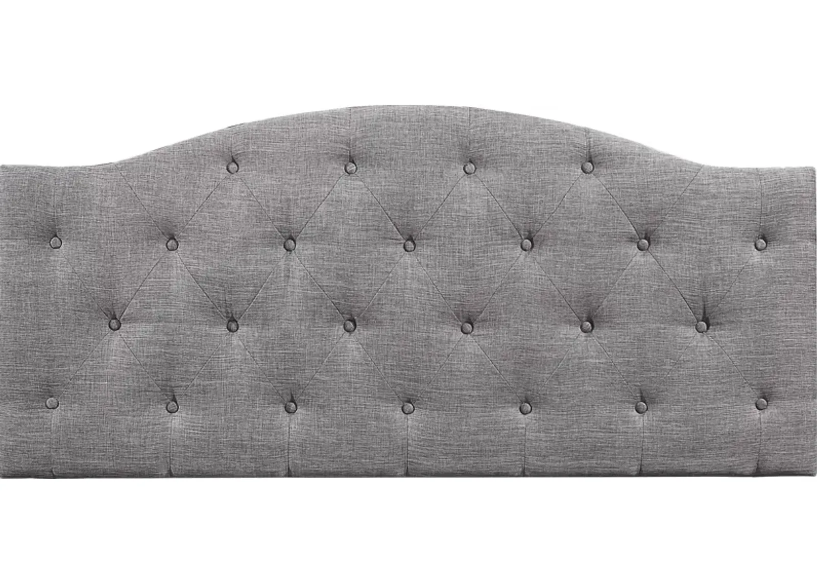 Barnsdale Gray Twin Upholstered Headboard