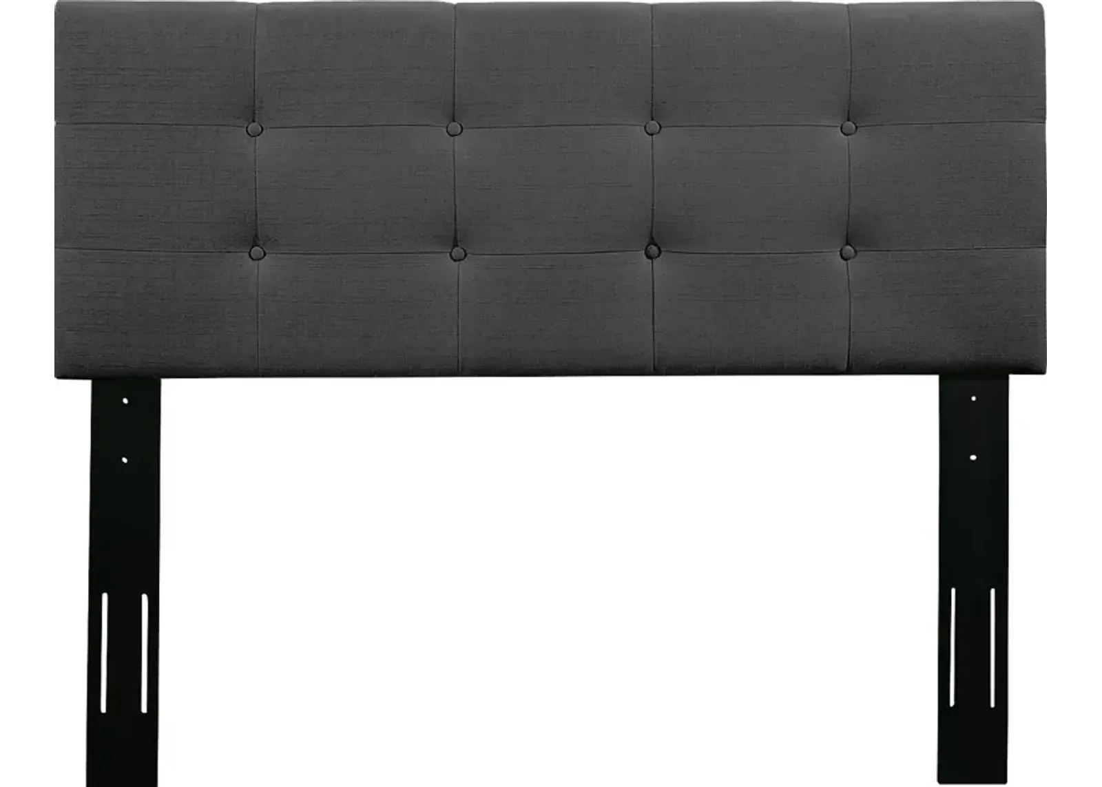 Criswell Dark Gray Twin Upholstered Headboard