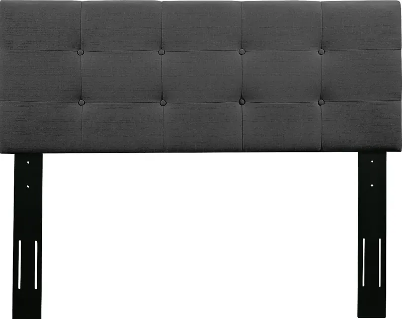 Criswell Dark Gray Twin Upholstered Headboard