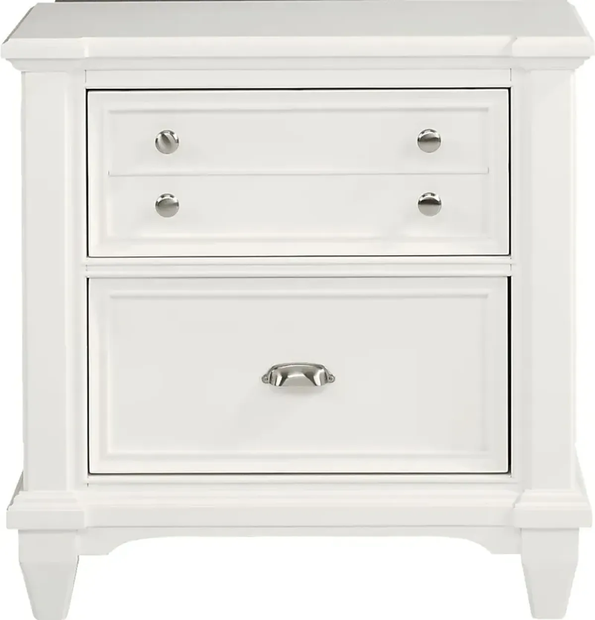 Hilton Head White 7 Pc Queen Storage Bedroom