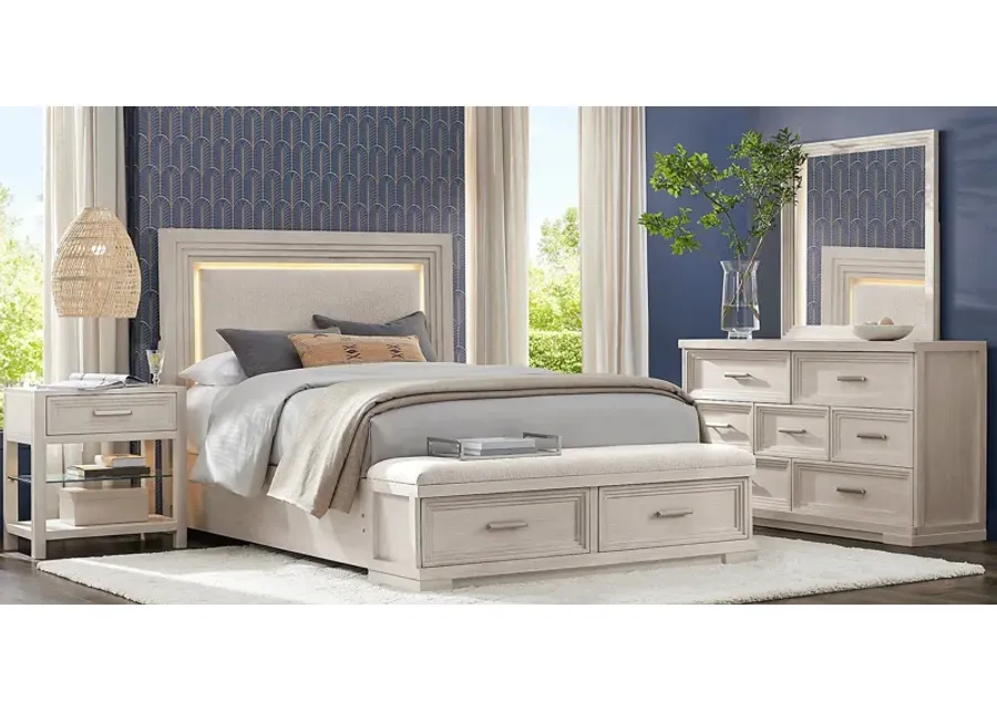 Royal Park Ivory 7 Pc Queen Storage Bedroom