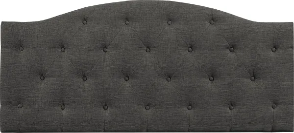 Barnsdale Dark Gray Twin Upholstered Headboard