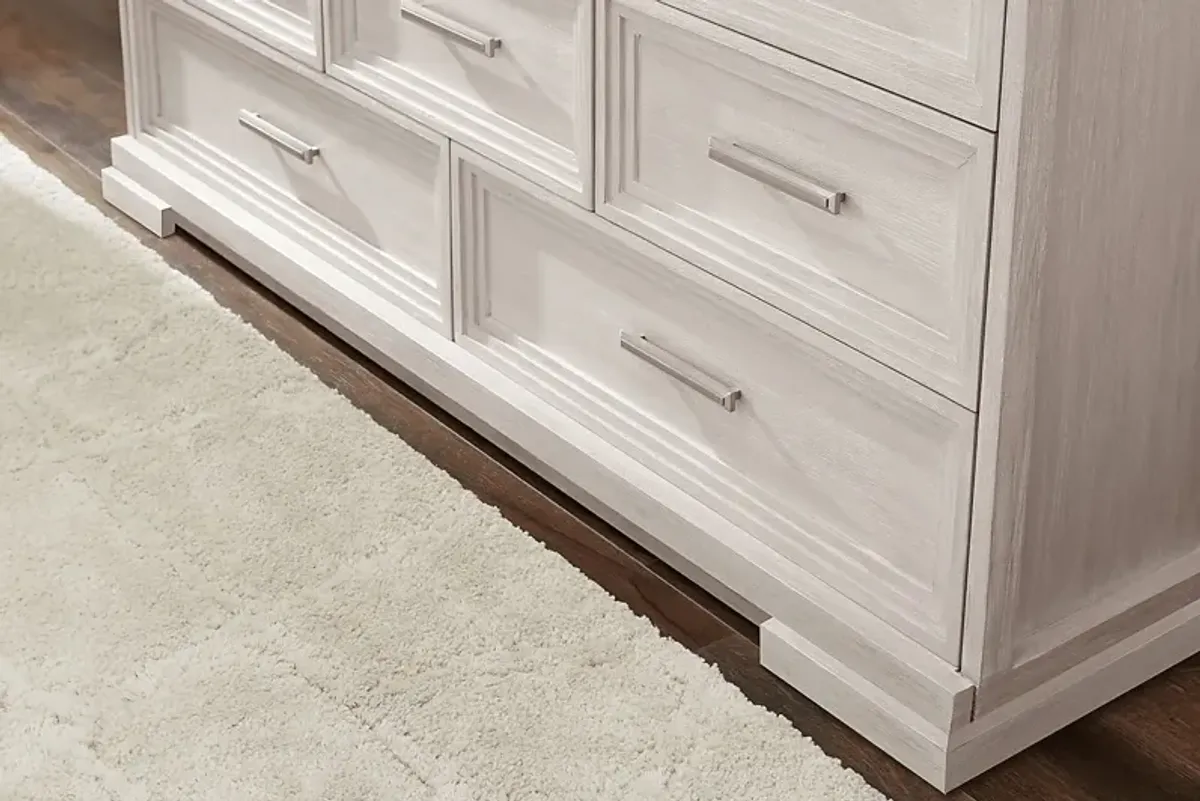 Royal Park Ivory 7 Pc King Storage Bedroom