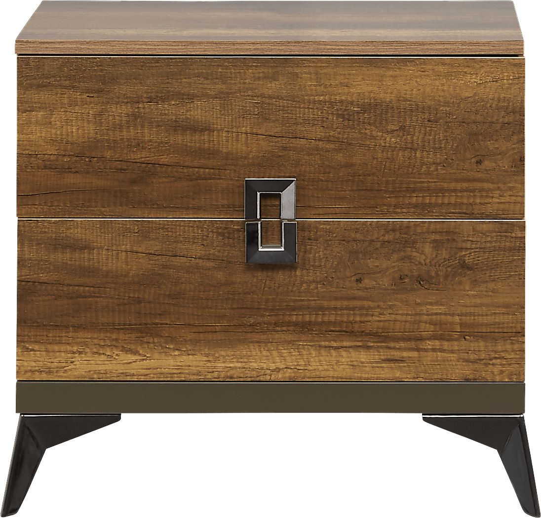 Walnut 7 Pc King Panel Bedroom