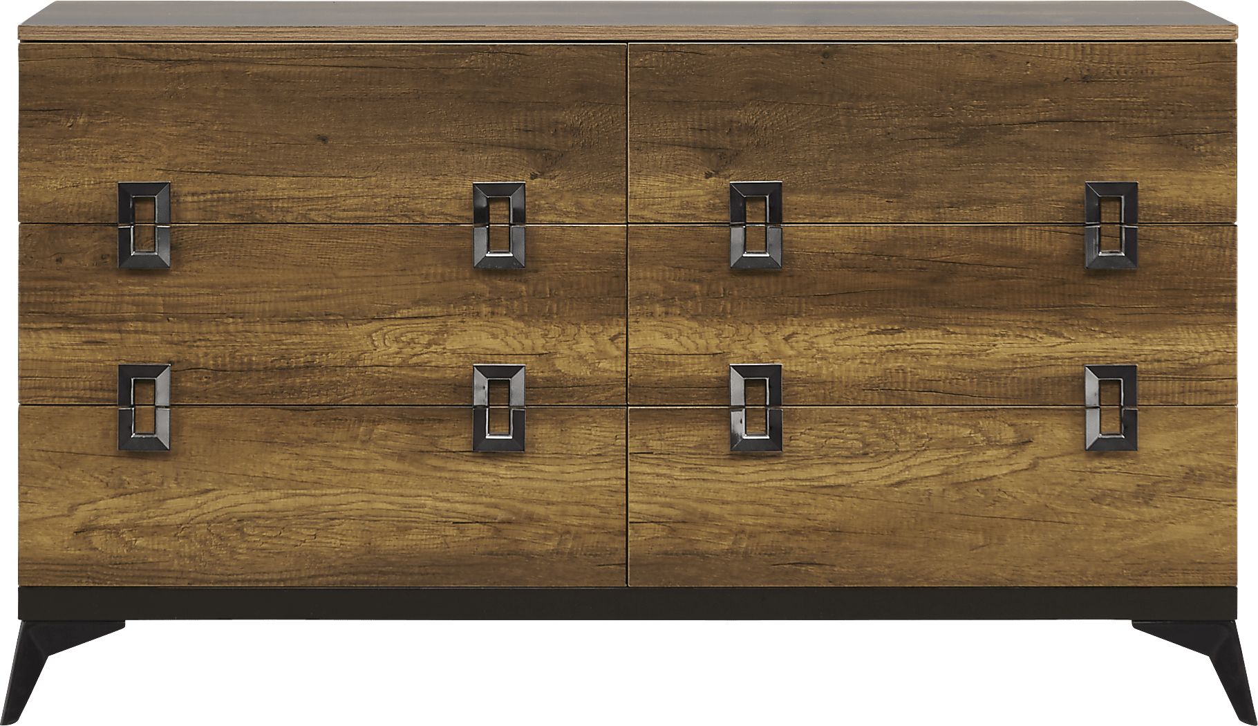 Walnut 7 Pc King Panel Bedroom