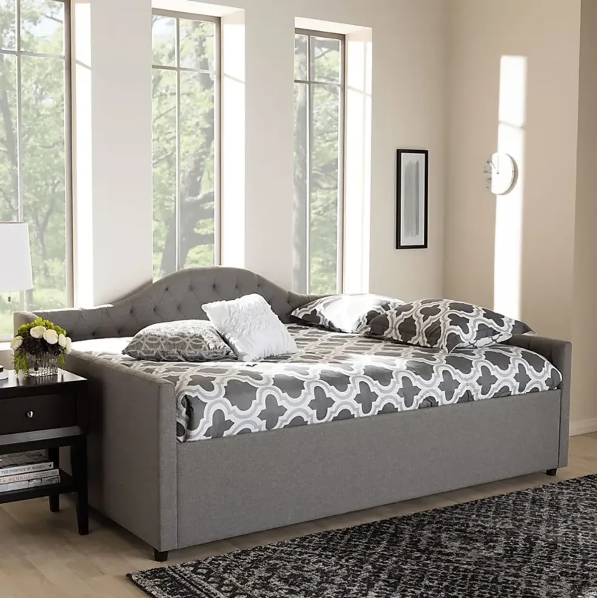 Olivette Gray Full Daybed