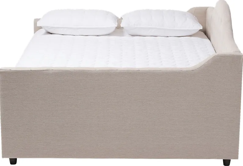 Olivette Beige Full Daybed