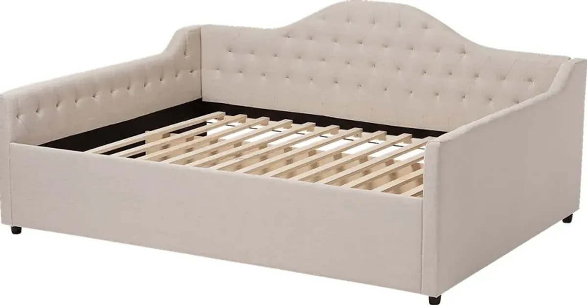 Olivette Beige Full Daybed