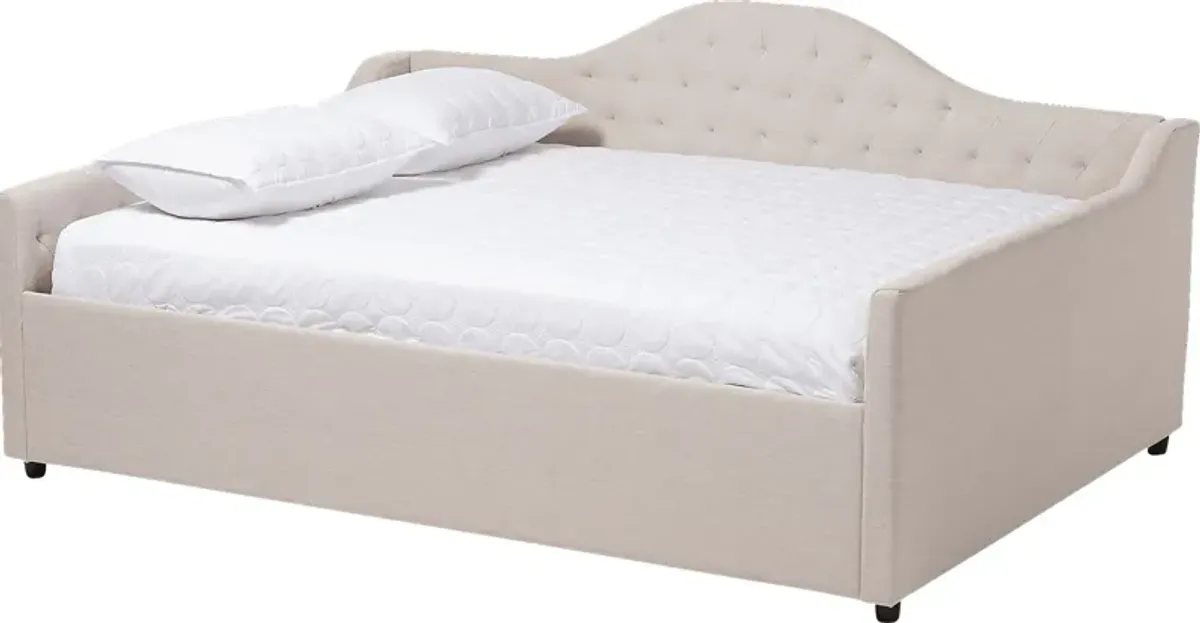 Olivette Beige Full Daybed