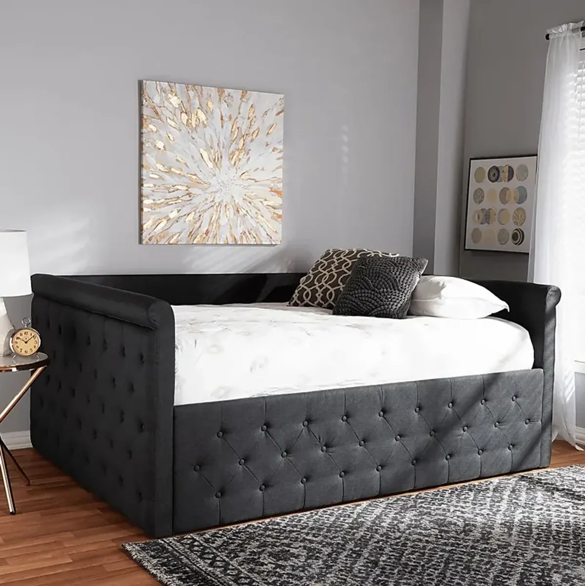 Dyett Dark Gray Full Daybed