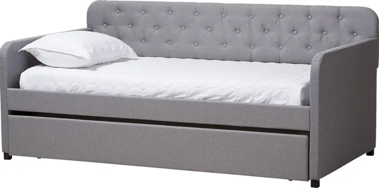 Milam Gray Twin Daybed With Trundle