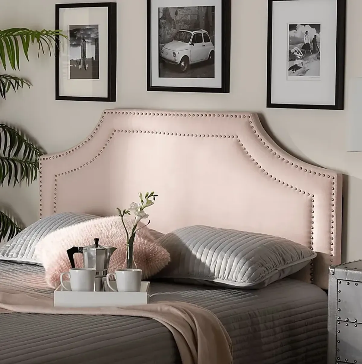 Bayton Pink Full Headboard