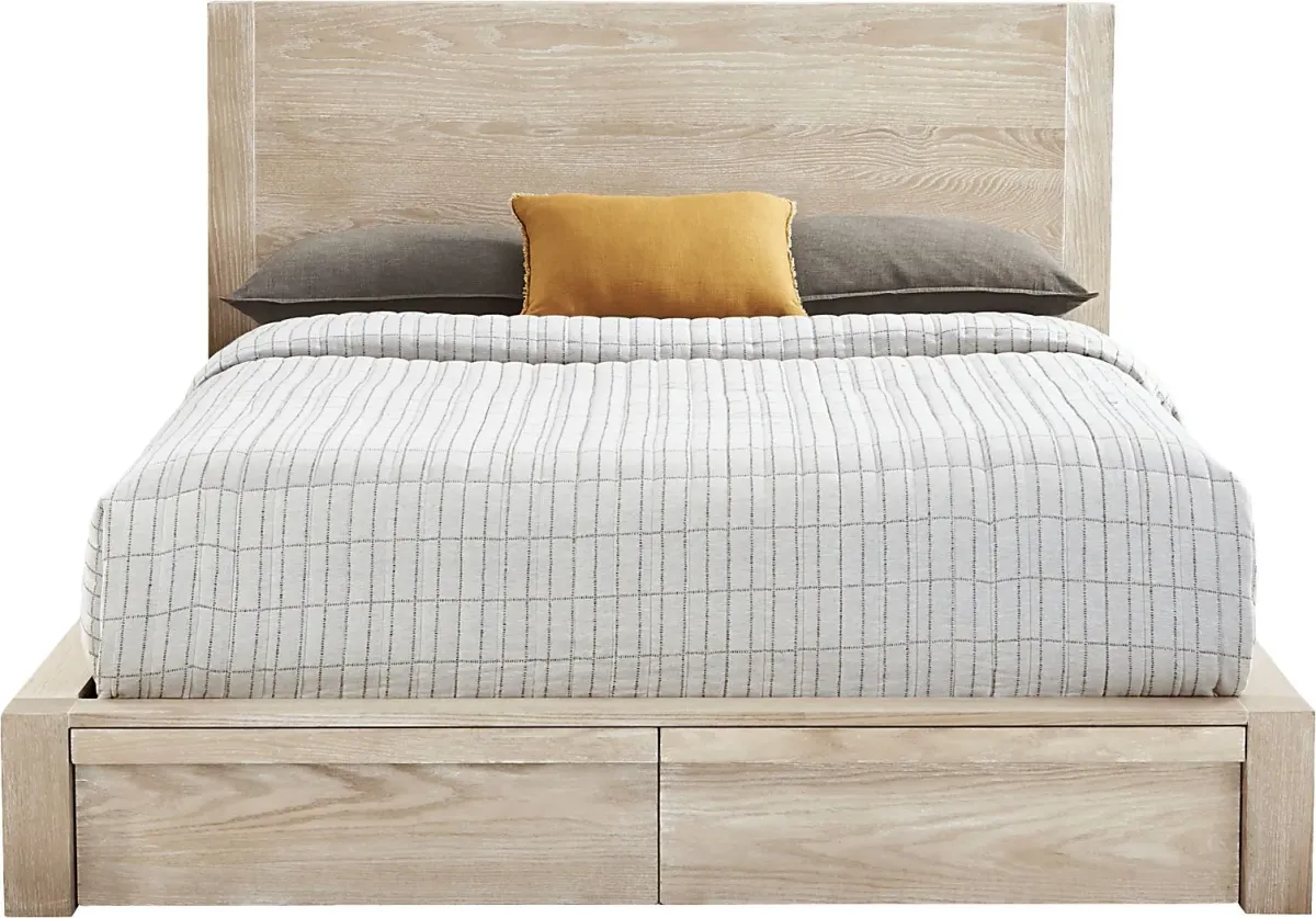 Easton Park Natural 5 Pc King Storage Bedroom