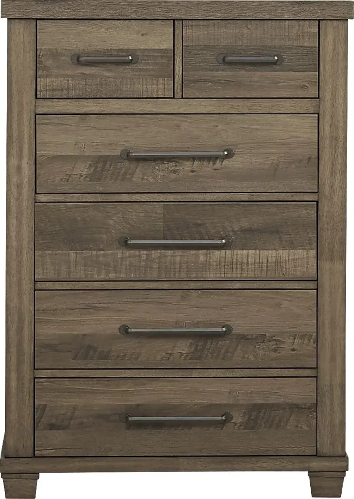 Woodcreek Brown 5 Pc King Panel Bedroom