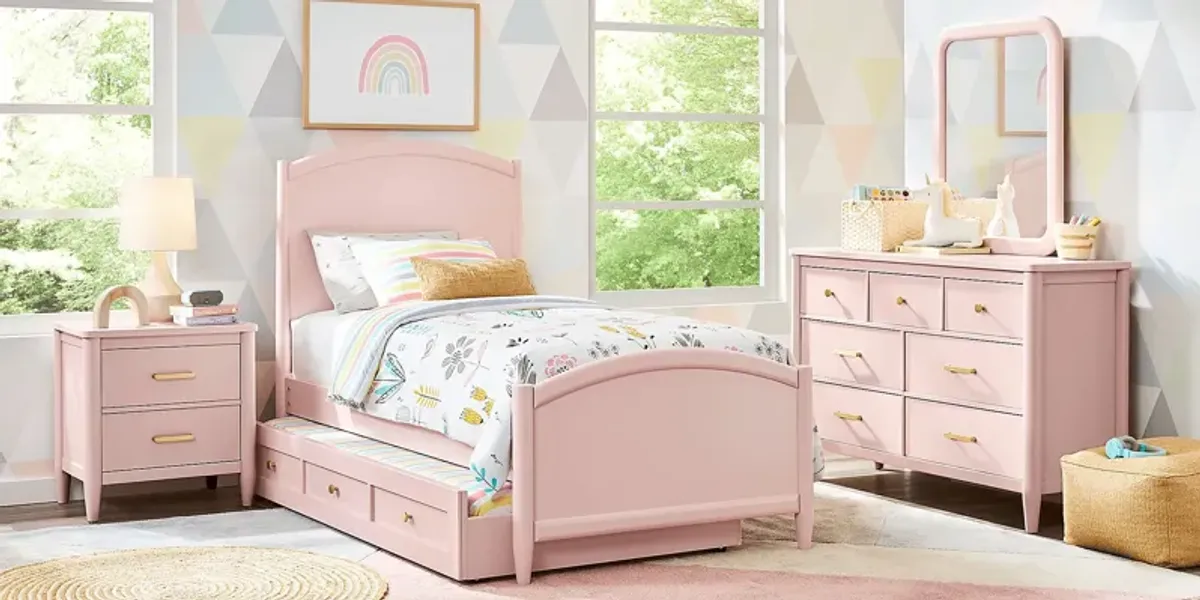 Kids Modern Colors Pink Mirror