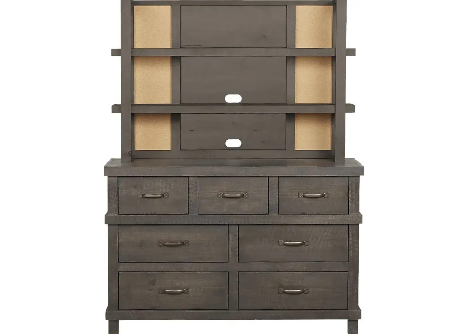 Kids Montana 2.0 Espresso Dresser & Hutch