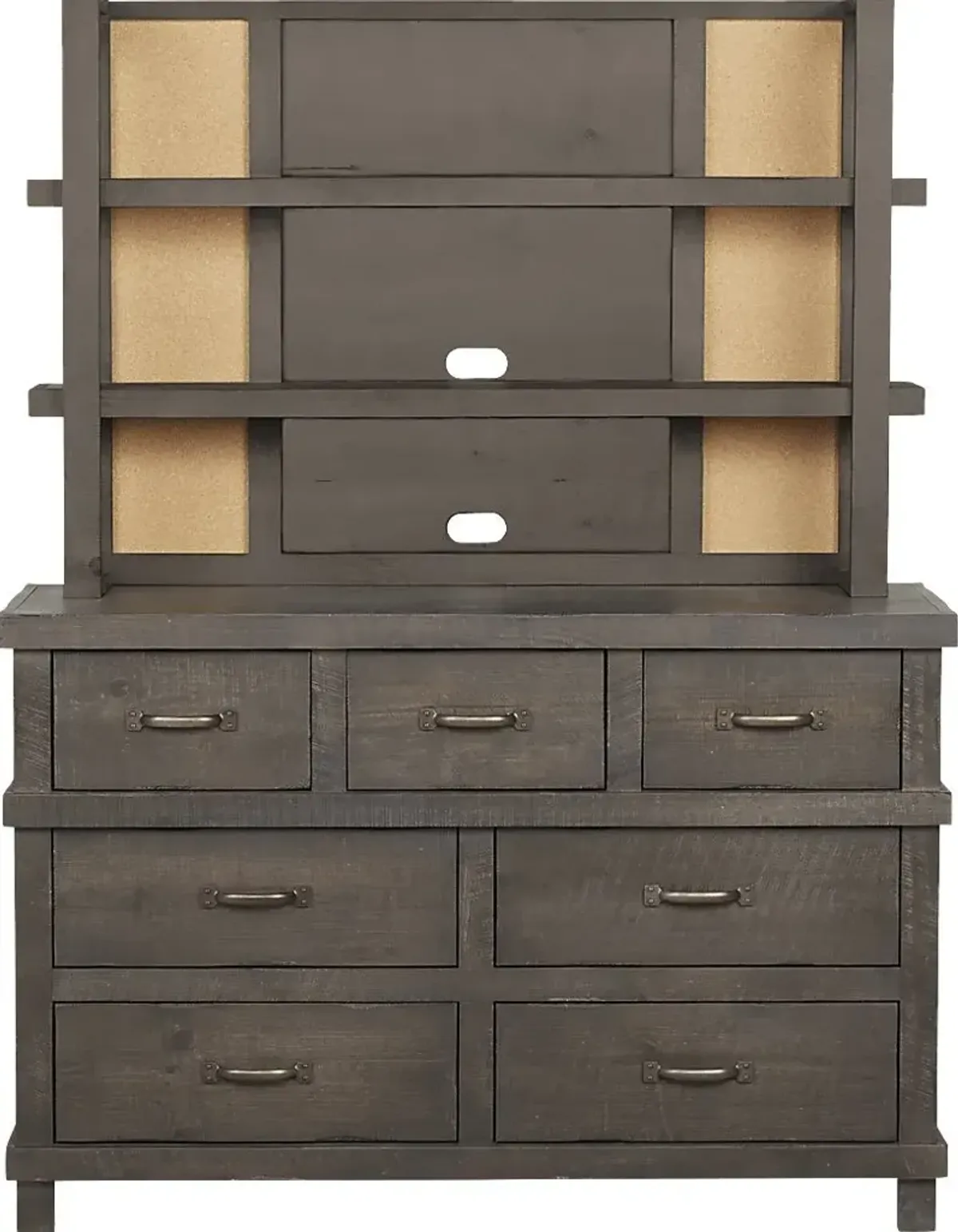 Kids Montana 2.0 Espresso Dresser & Hutch