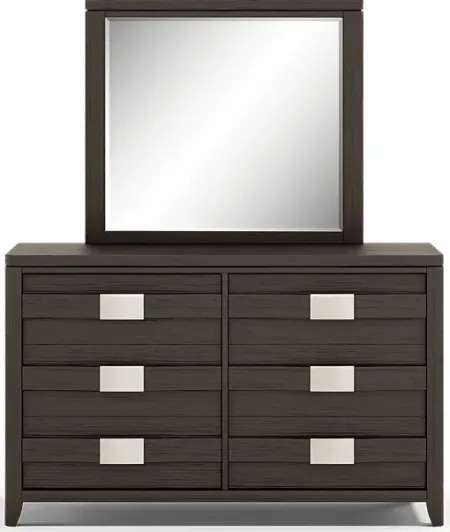 Kids Elliot Park Cinnamon Dresser & Mirror Set