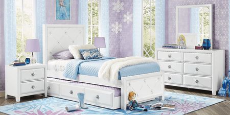 Disney Frozen Ice White 3 Pc Twin Panel Bed