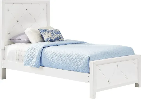 Disney Frozen Ice White Twin Panel Bed