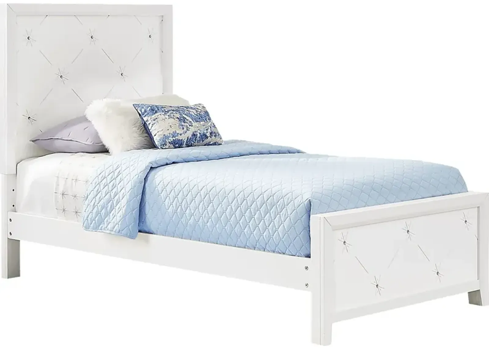 Disney Frozen Ice White 3 Pc Twin Panel Bed