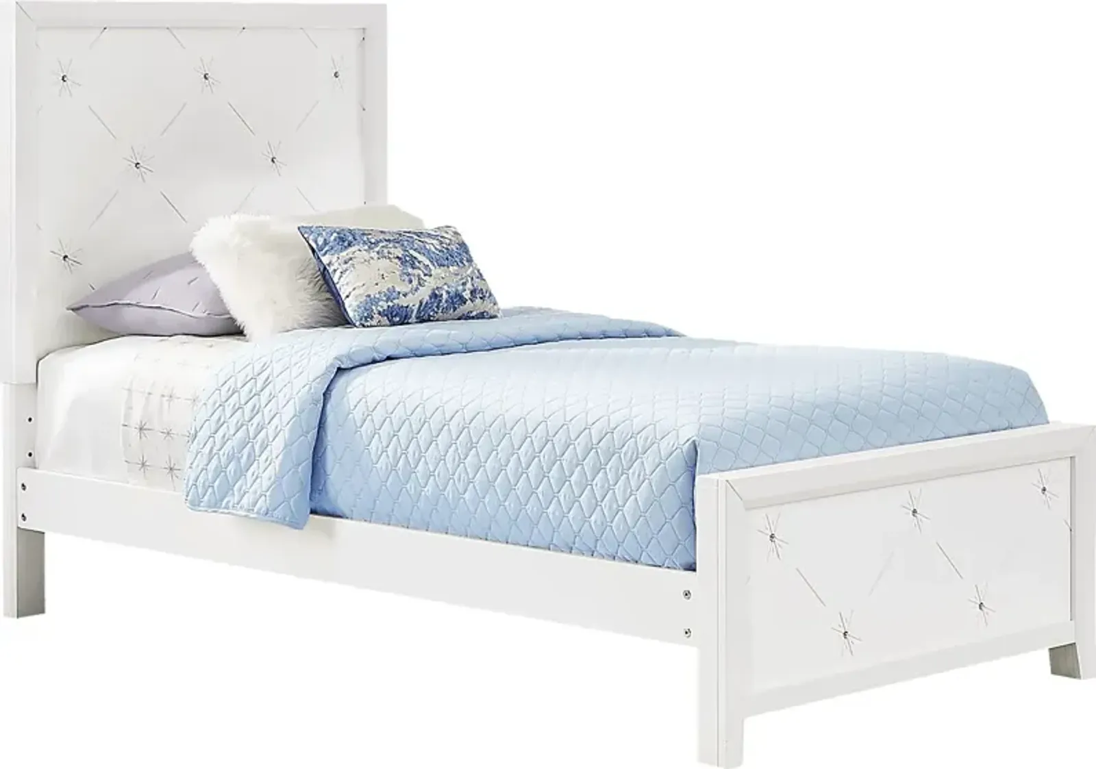 Disney Frozen Ice White 3 Pc Twin Panel Bed