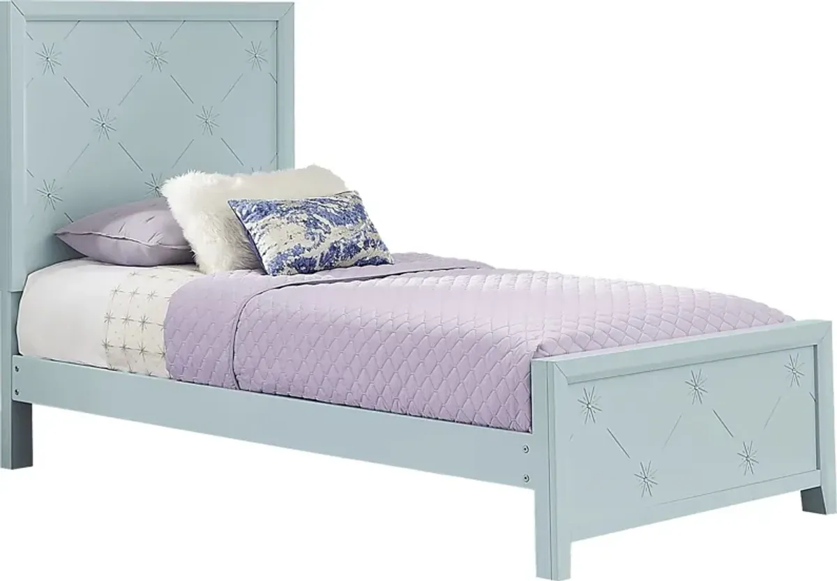 Disney Frozen Ice Blue 3 Pc Twin Panel Bed