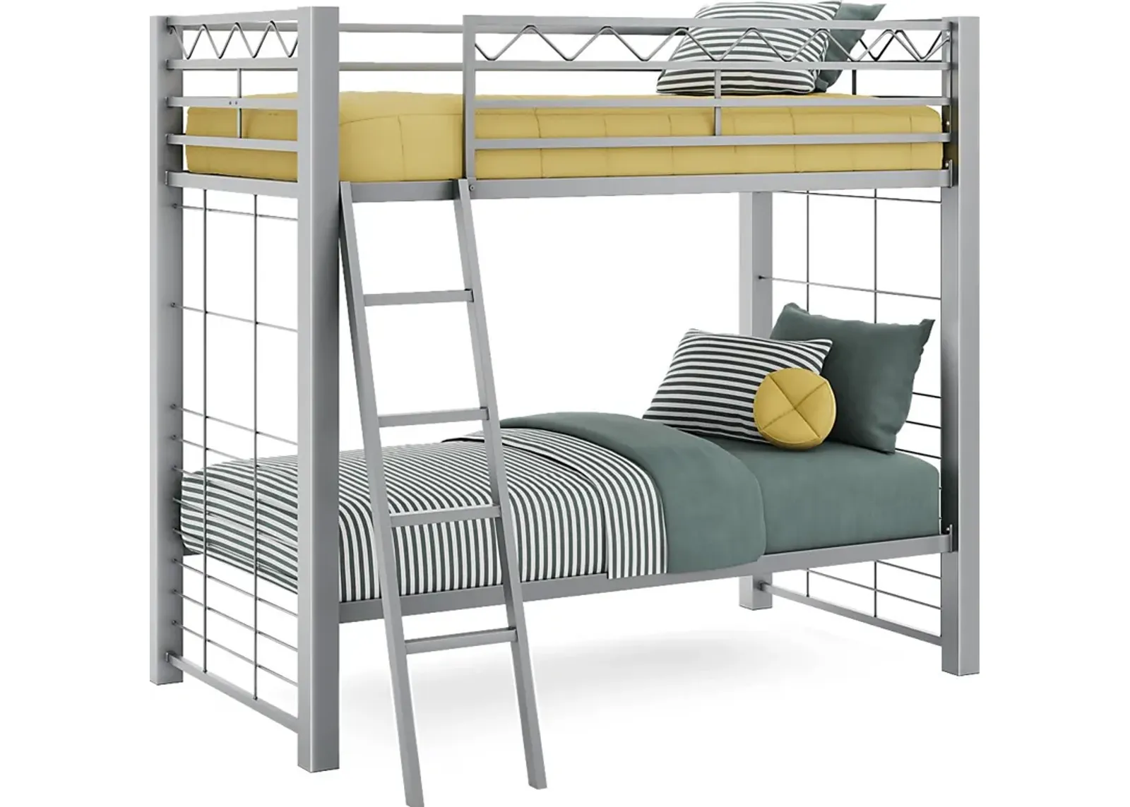 Build-A-Bunk Gray Twin/Twin Bunk Bed