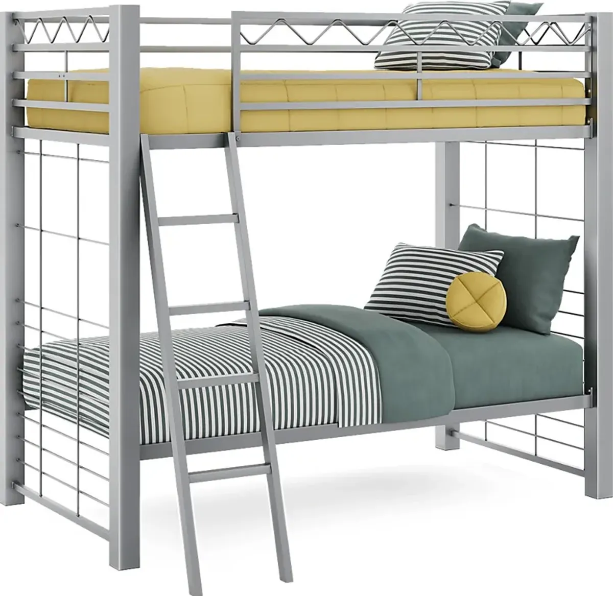 Build-A-Bunk Gray Twin/Twin Bunk Bed