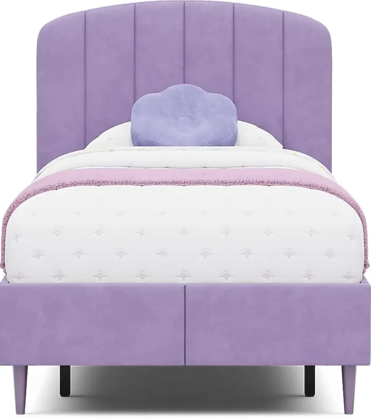 Kids Gwyneth Lavender 3 Pc Twin Upholstered Storage Bed