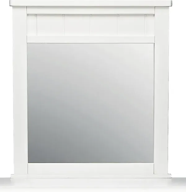 Kids Cottage Colors White Mirror
