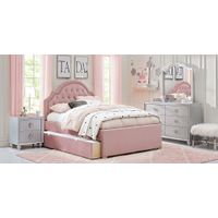 Kids Braelynn Pink 3 Pc Twin Upholstered Bed