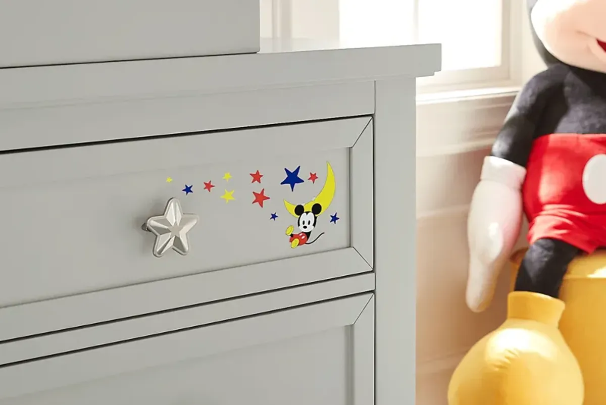 Starry Dreams with Mickey Mouse Gray Dresser