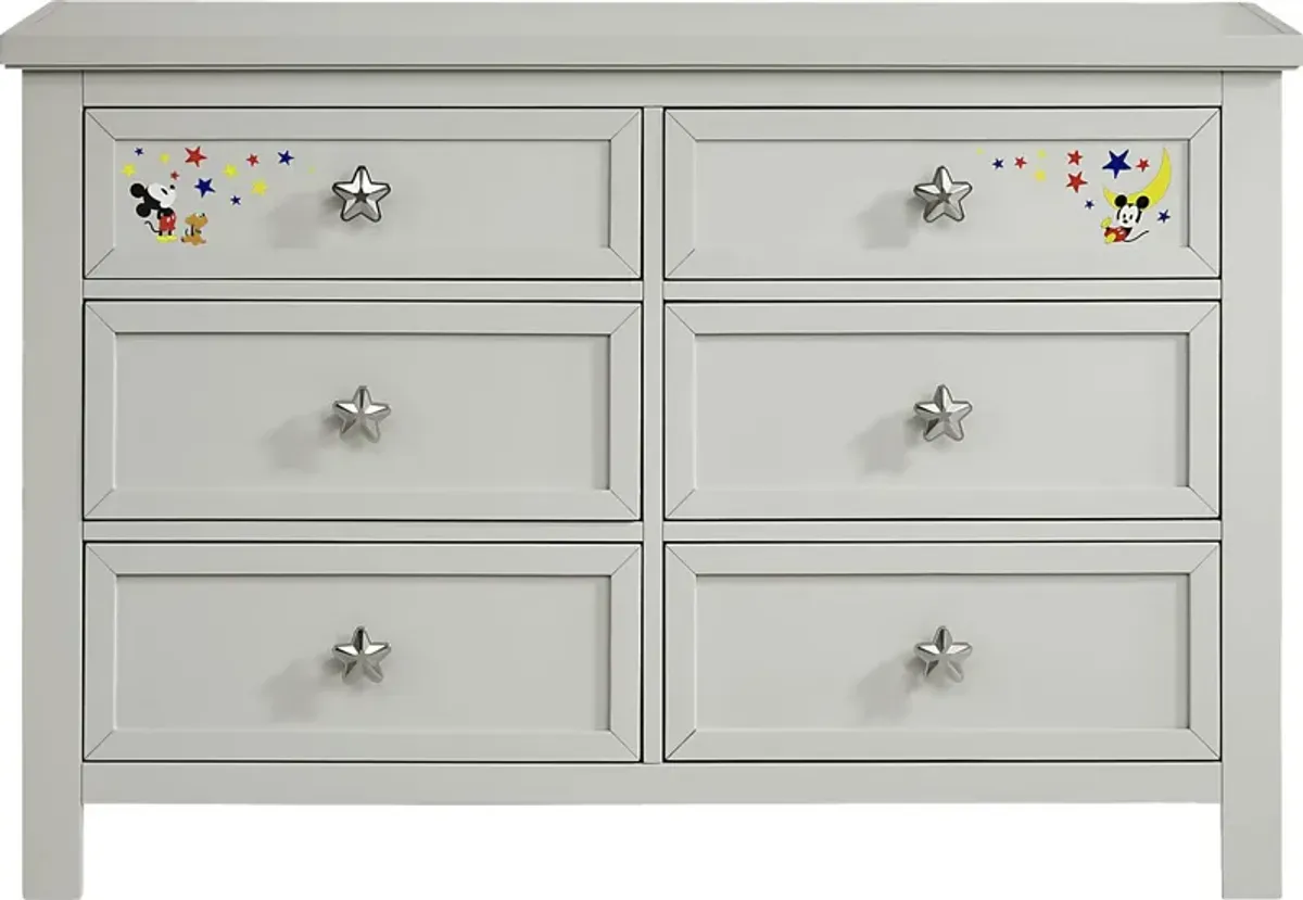 Starry Dreams with Mickey Mouse Gray Dresser