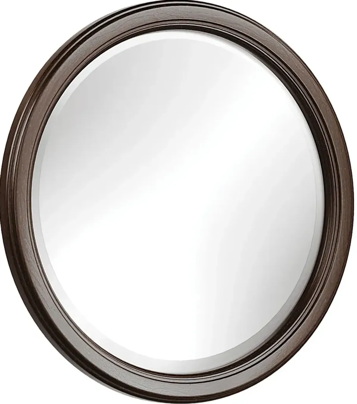 Kids Oberon Chocolate Round Mirror