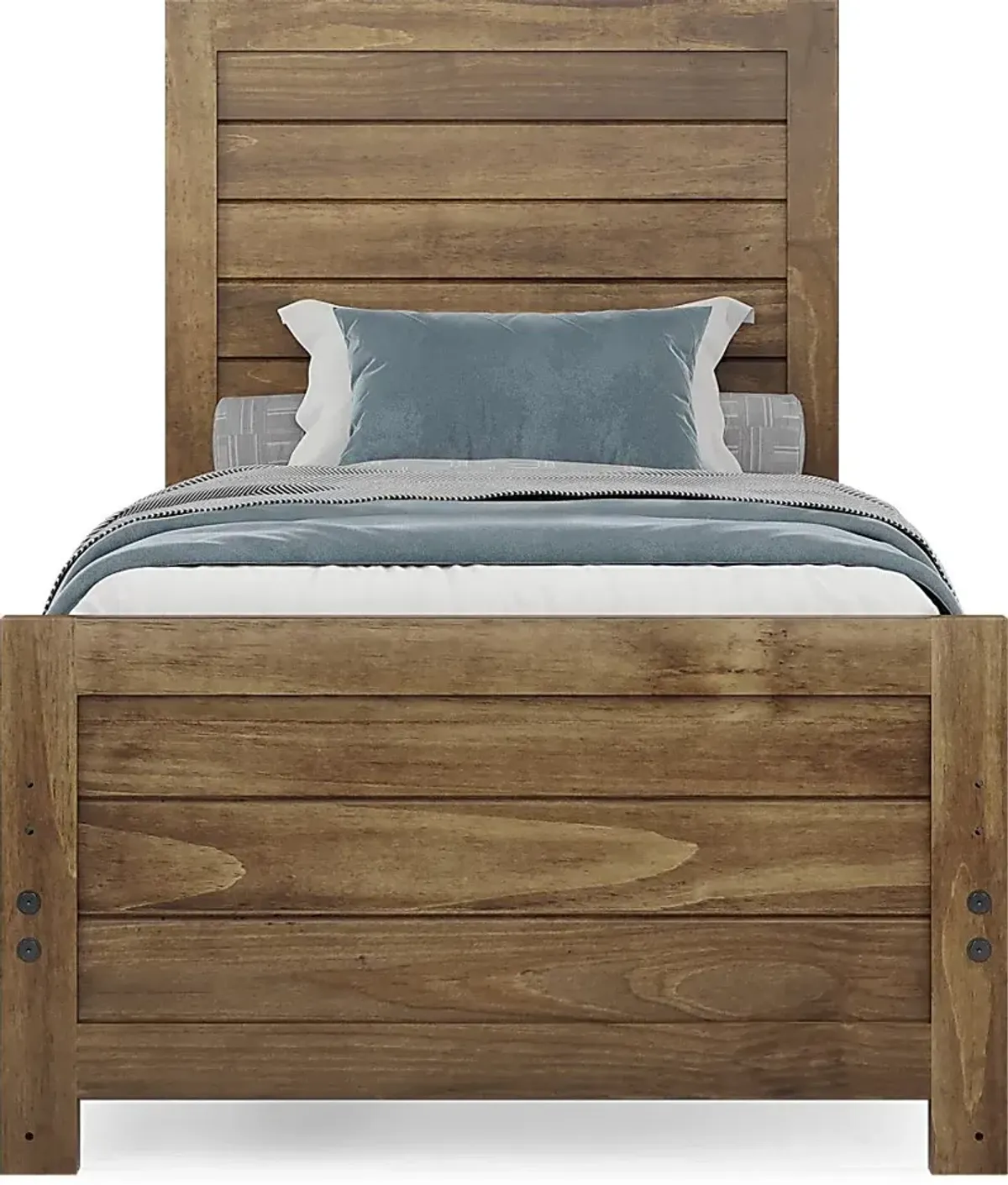 Kids Creekside 2.0 Chestnut Twin Panel Bed