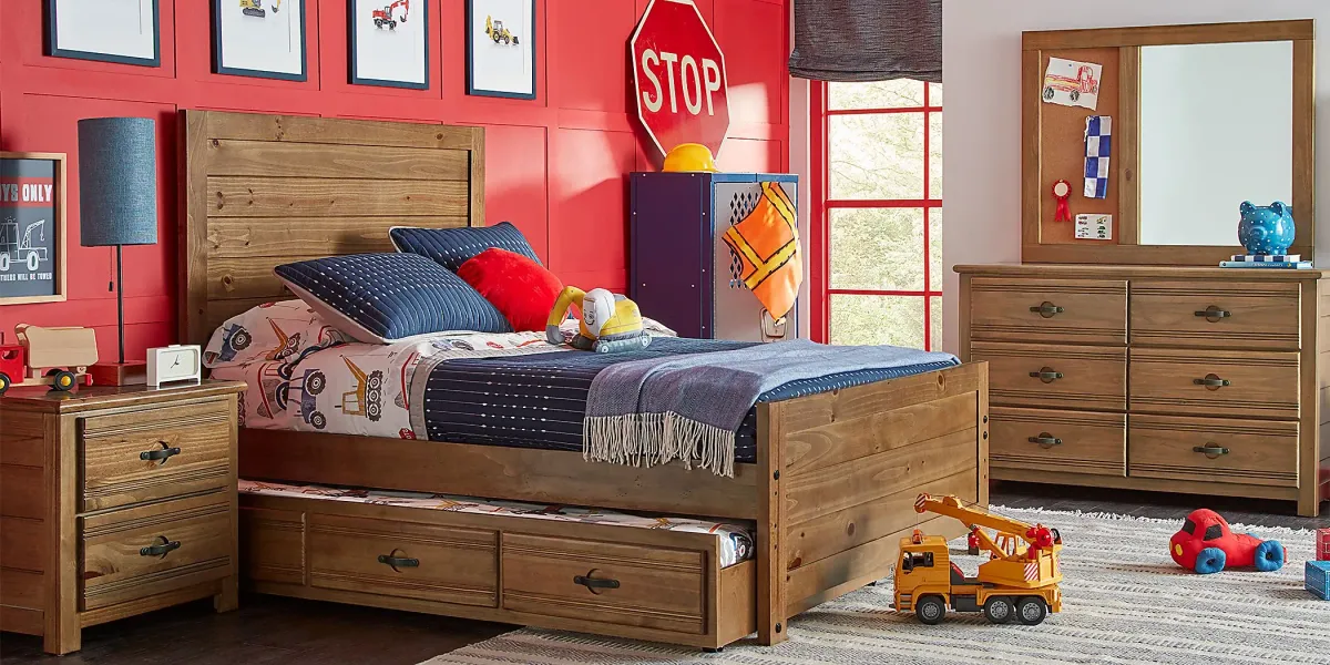 Kids Creekside 2.0 Chestnut 3 Pc Twin Panel Bed