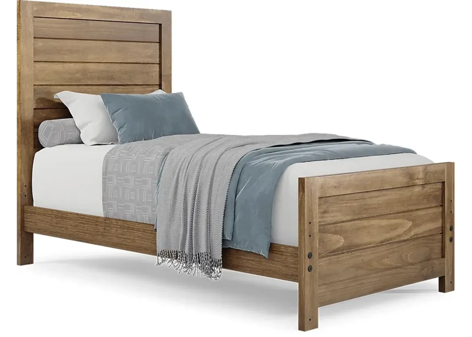 Kids Creekside 2.0 Chestnut 3 Pc Twin Panel Bed