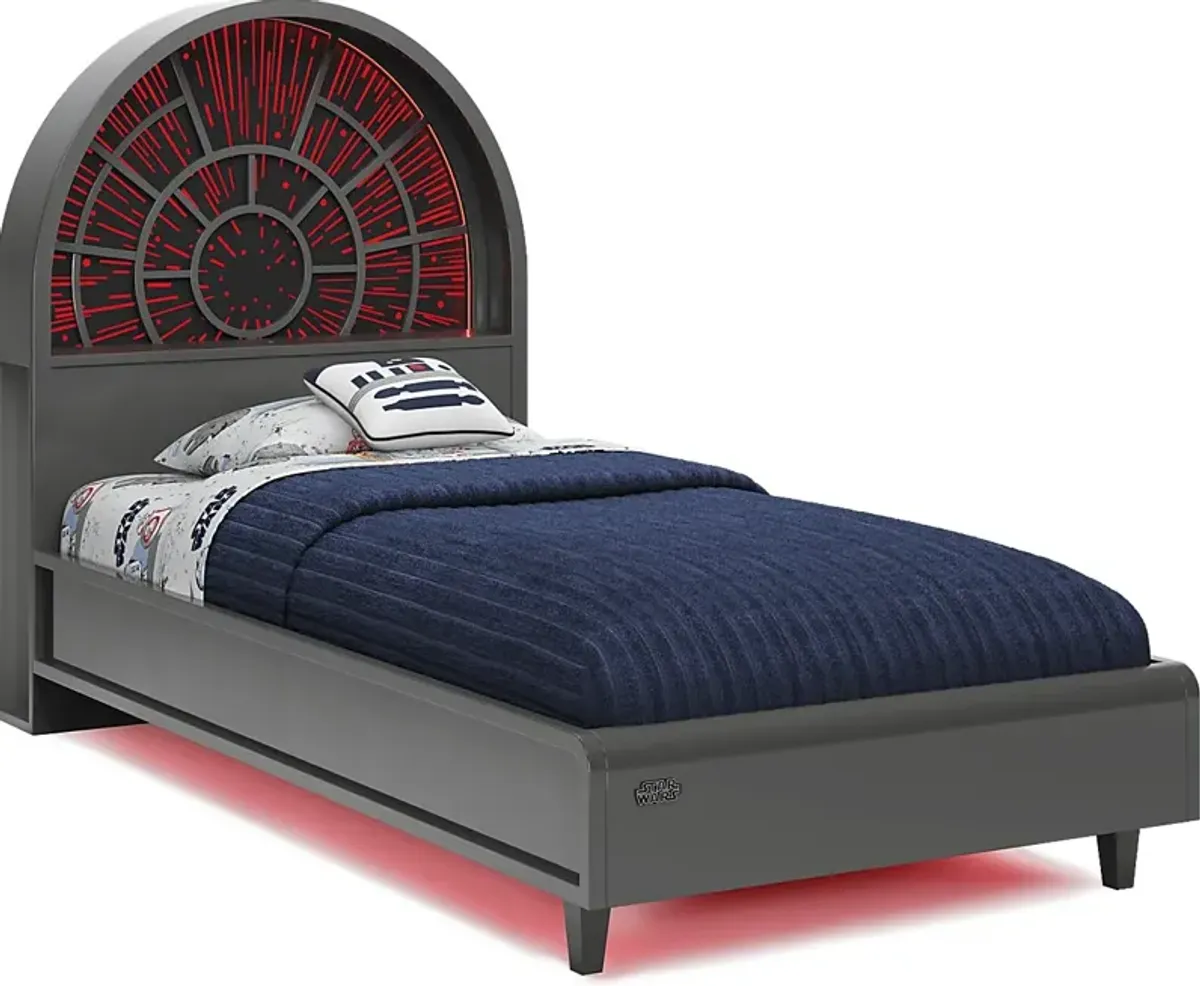 Kids STAR WARS Millennium Falcon Lightspeed Carbonite 3 Pc Twin Platform Bed