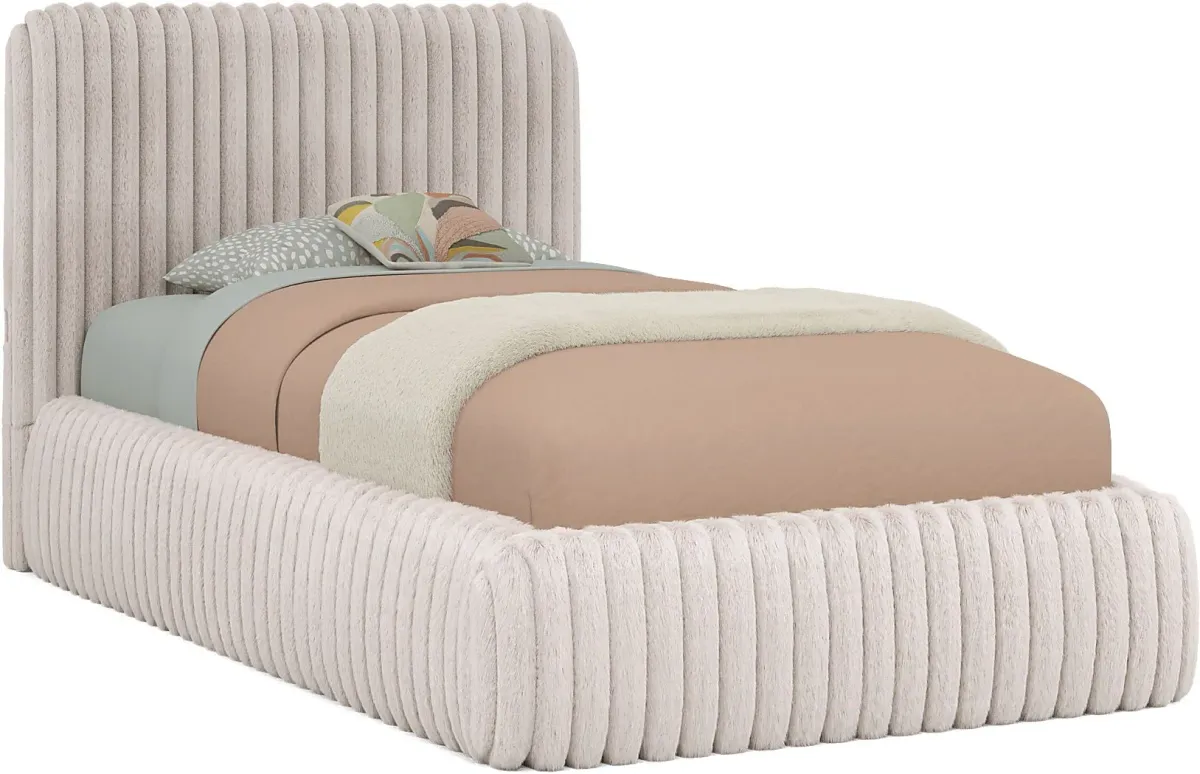 Kids Charlize Pink Twin Upholstered Bed