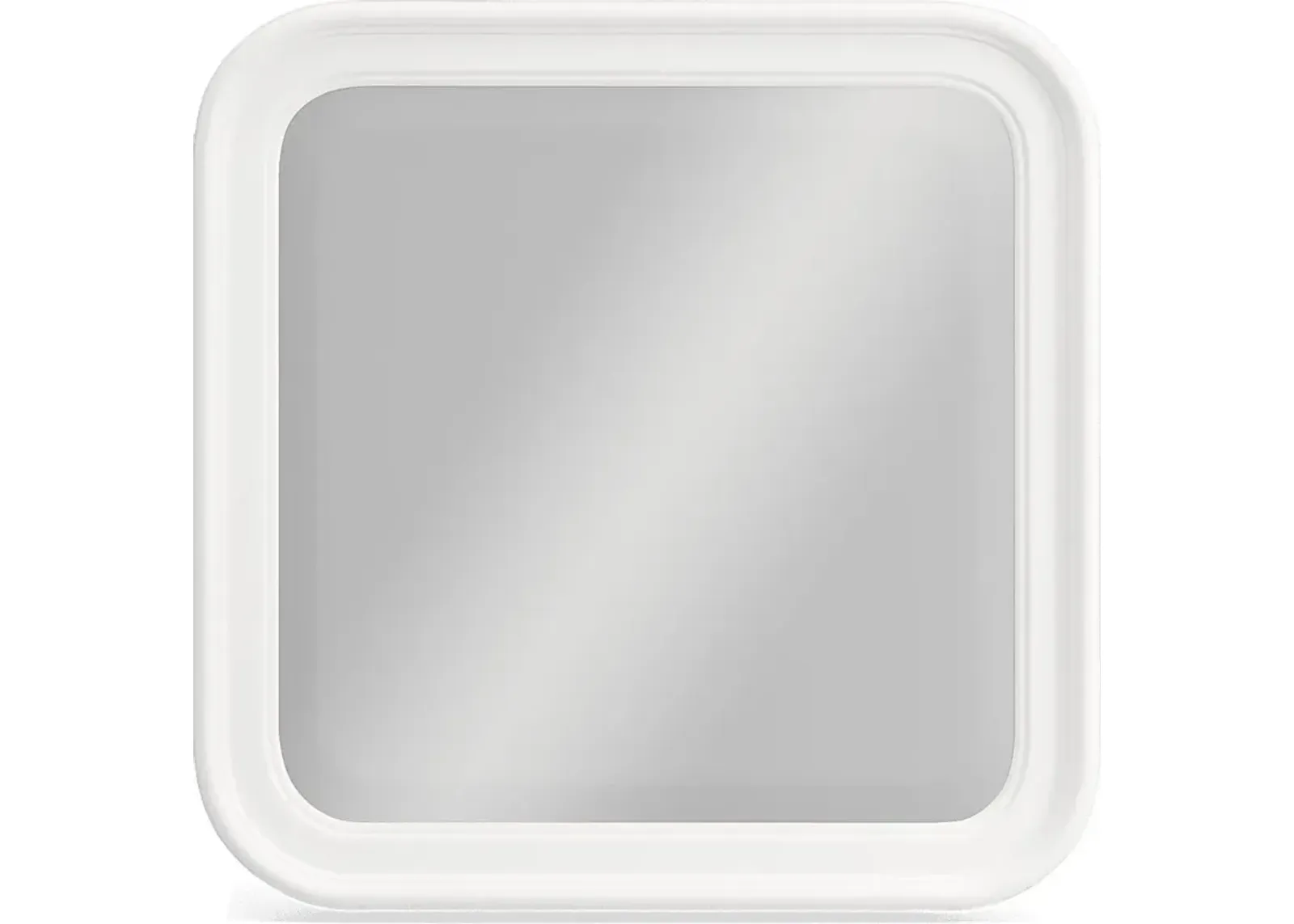 Kids San Simeon White Square Mirror