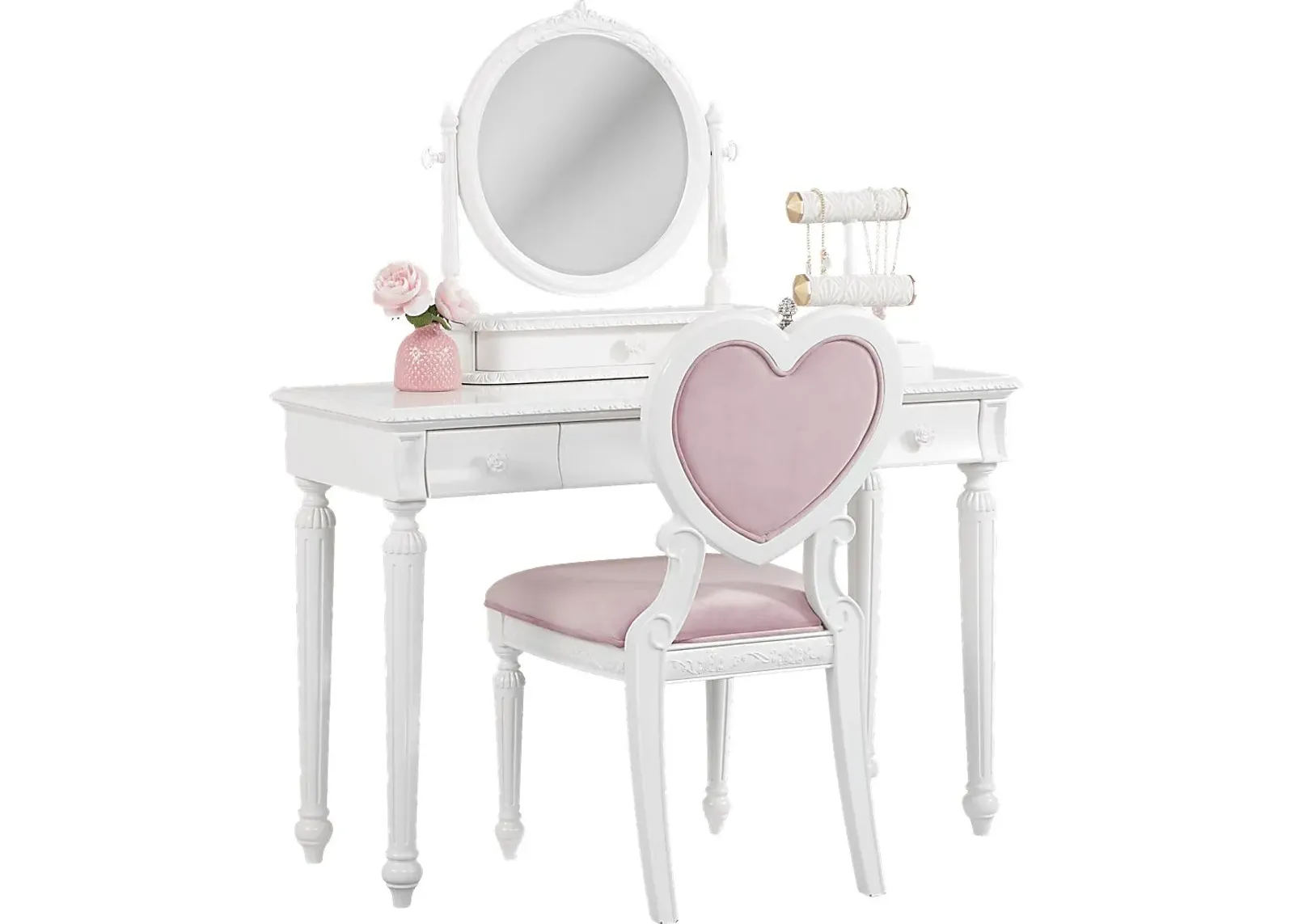 Disney Princess Dreamer White Vanity Set