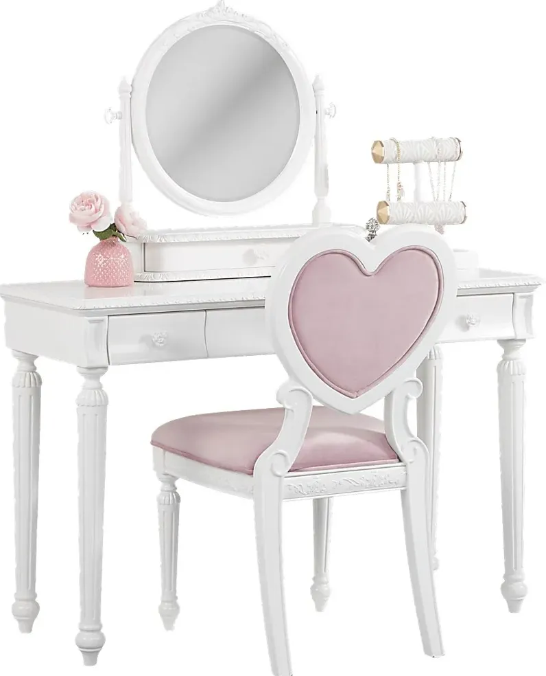 Disney Princess Dreamer White Vanity Set