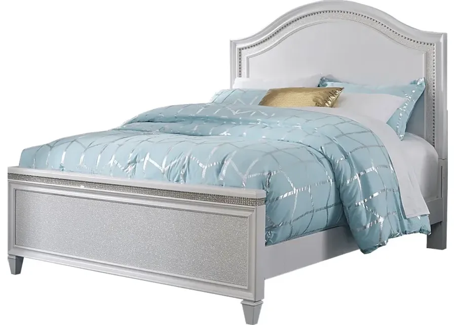 Kids Angelique White 3 Pc Twin Panel Bed