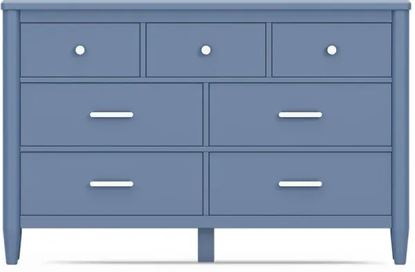 Kids Modern Colors Slate Blue Dresser