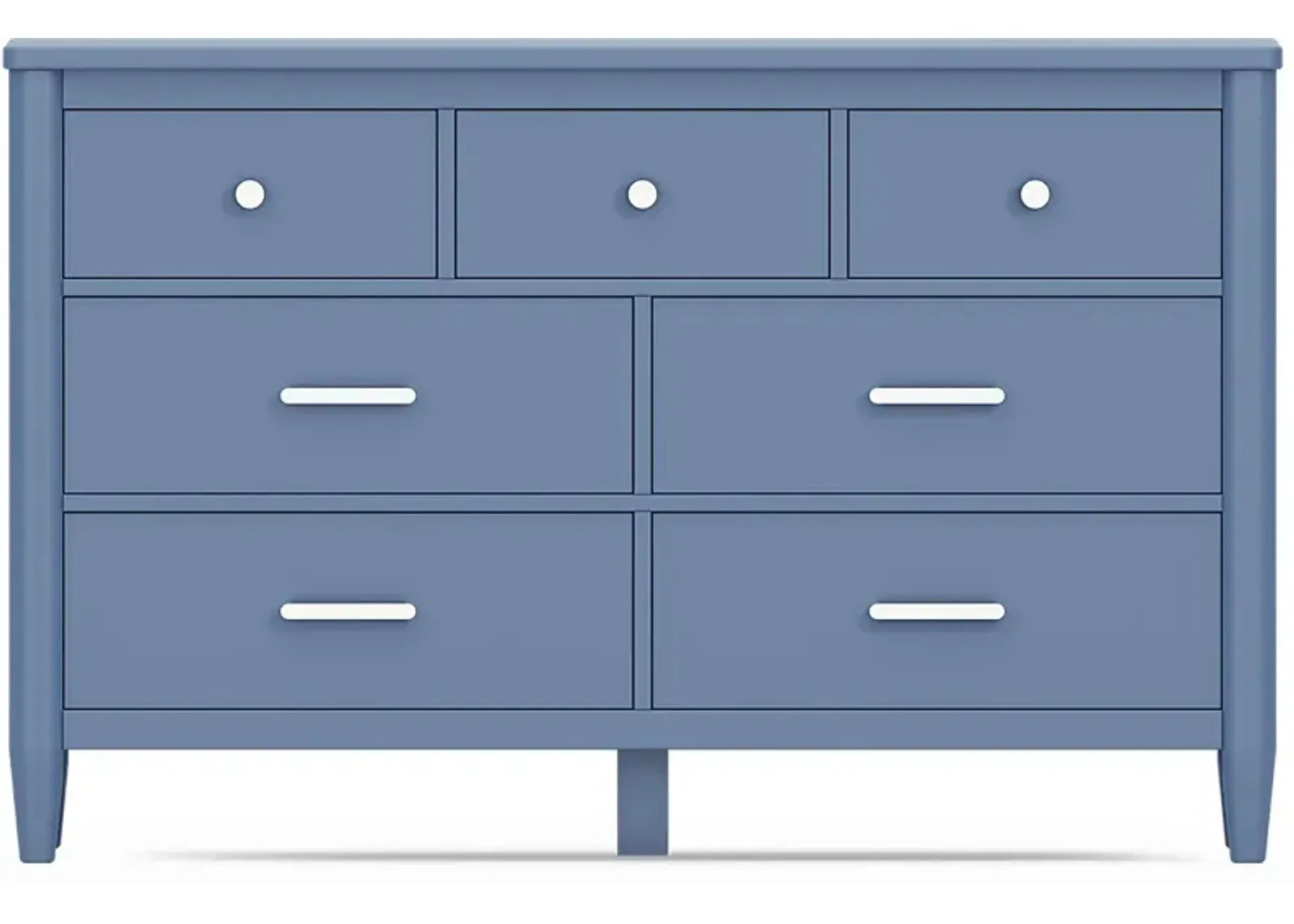 Kids Modern Colors Slate Blue Dresser