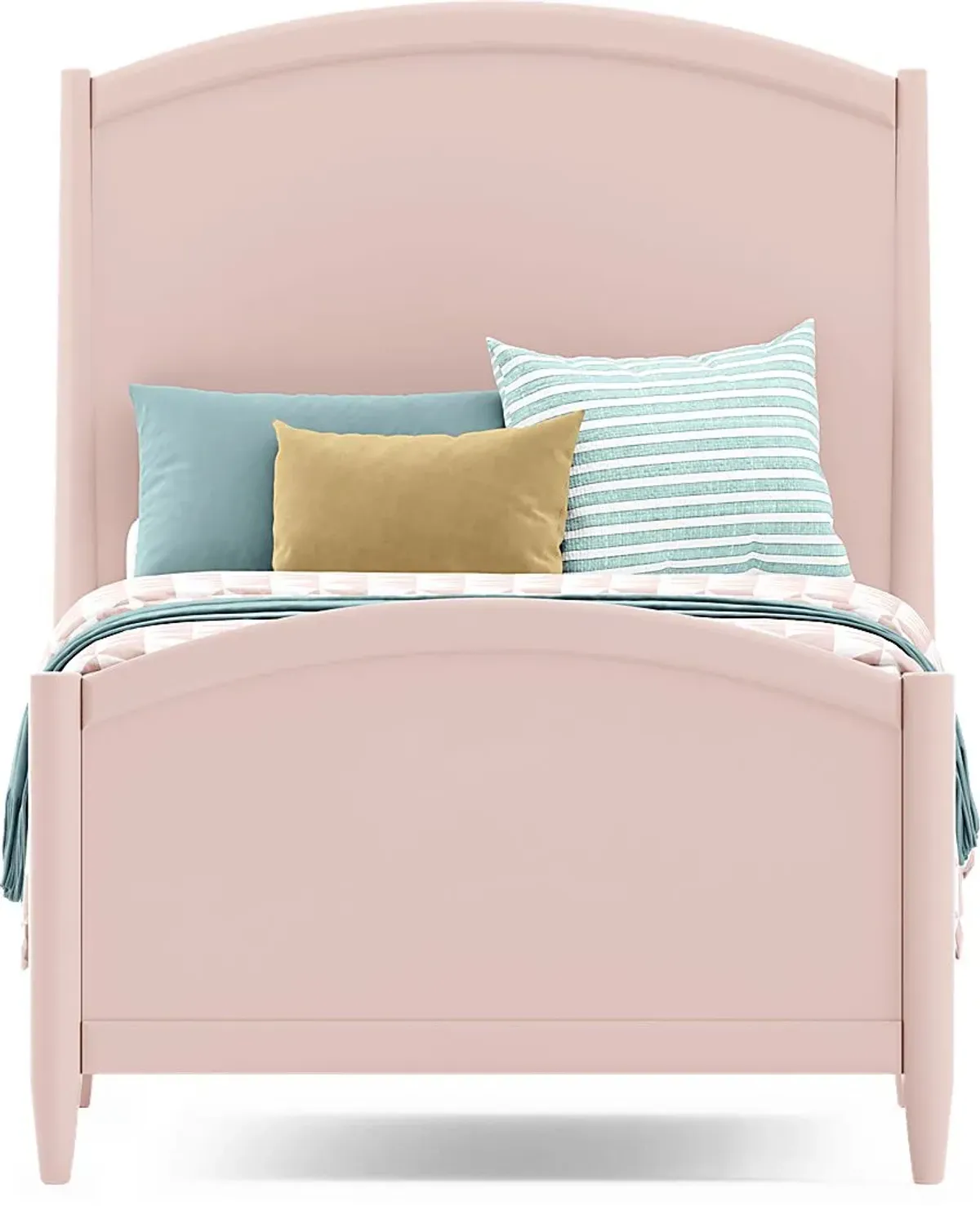 Kids Modern Colors Pink Twin XL Panel Bed