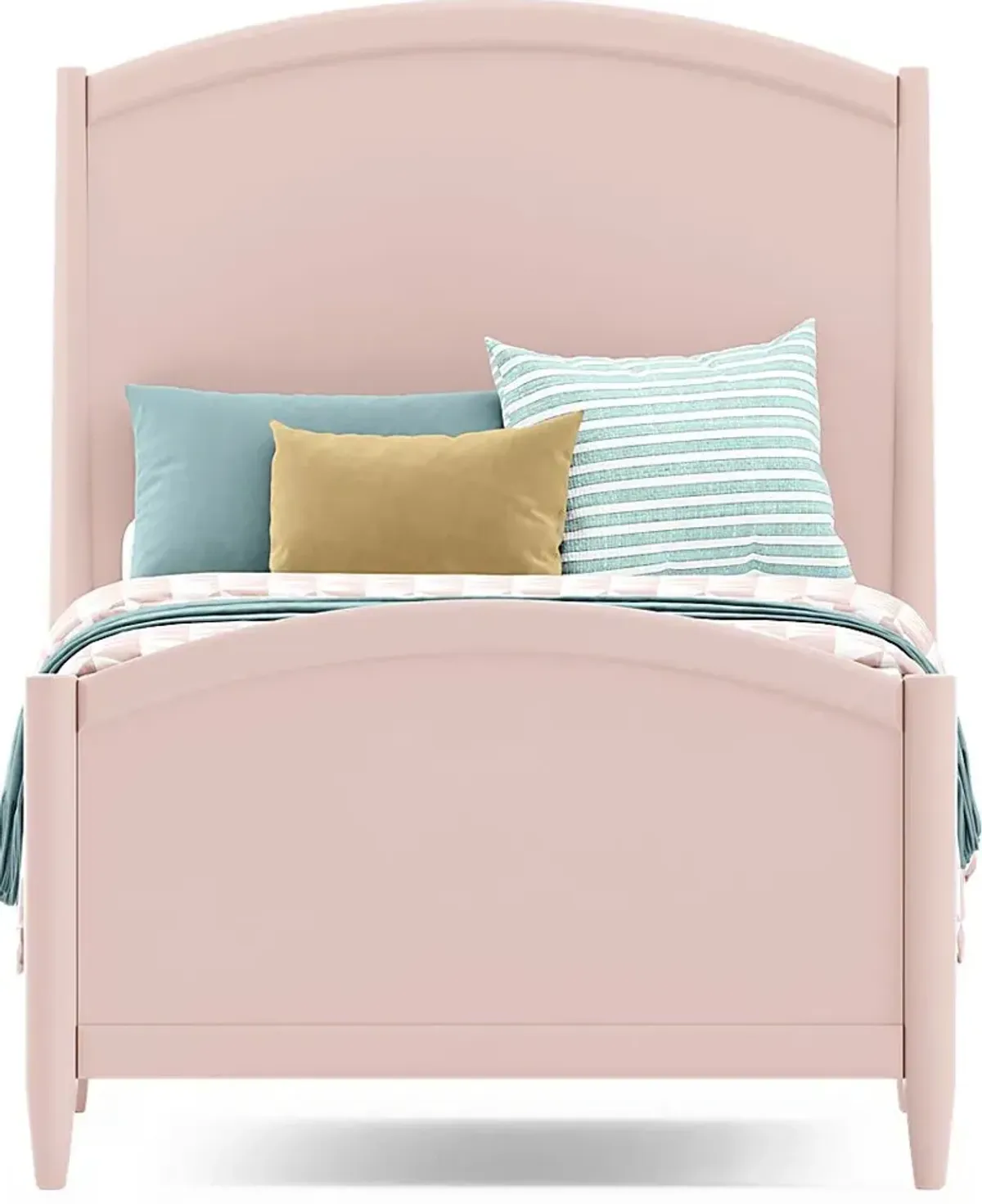 Kids Modern Colors Pink 3 Pc Twin XL Panel Bed